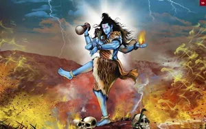 Allamäktige Mahadev Rudra Avatar Wallpaper