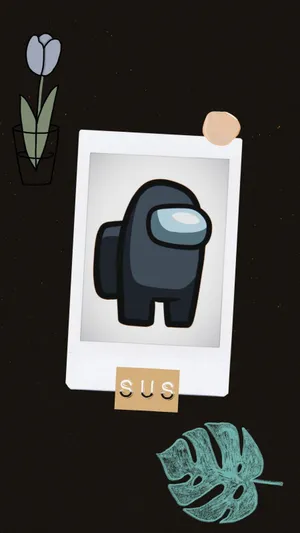 Mellanoss Svarta Polaroider Wallpaper