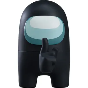 Among Us Zwart Shush Wallpaper