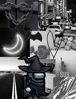 Swedishamong Us Svart Häxig Wallpaper