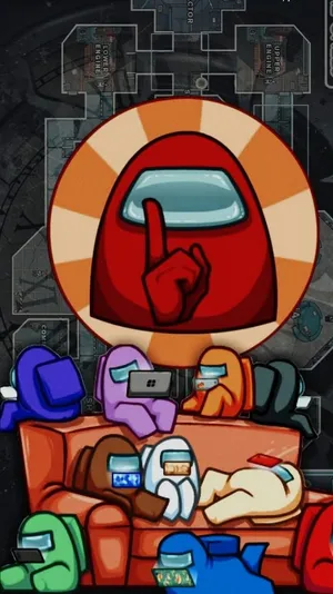 Posterdei Personaggi Di Among Us Wallpaper