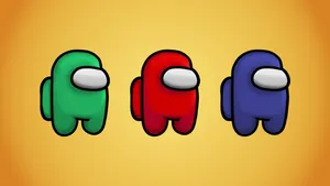 Triopersonaggio Among Us Wallpaper