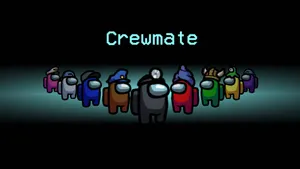 Personaggiodei Cartoni Animati Di Among Us Che Fa Il Dab. Wallpaper