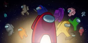 Bureau Among Us Dans L'espace Wallpaper