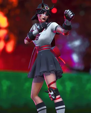 Karakter Terinspirasi Anime Berpose Wallpaper