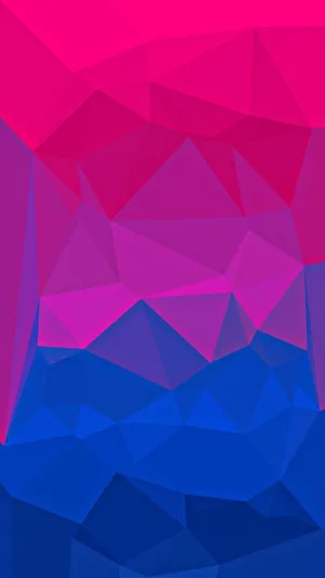 Enblå Och Rosa Bakgrund Med Trianglar Wallpaper