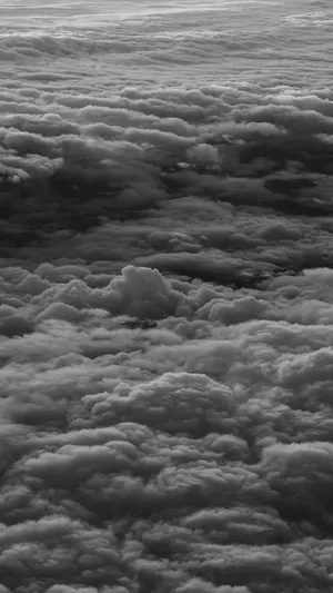 Zwart Wit Iphone Zee Van Wolken Wallpaper