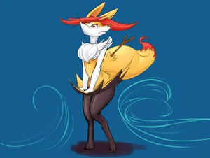 Braixen Pokémon -kuva Wallpaper