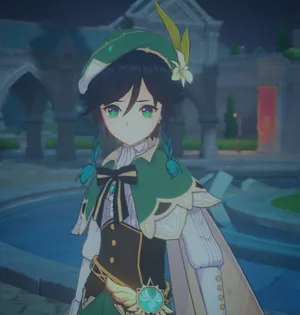 Pfp Venti Yang Khawatir Wallpaper