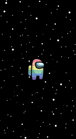 Cooleamong Us Regenbogen-crewmate Wallpaper