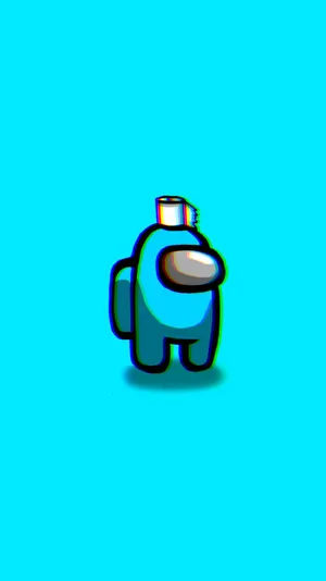 Snyggamong Us-toalettpapper. Wallpaper