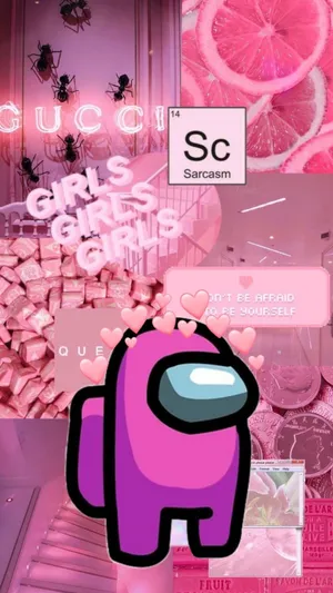 Sötamong Us Rosa Projekt Wallpaper