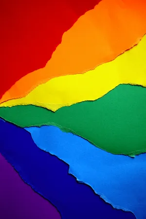 Livlig Lgbt-flagg Kunstverk - Et Symbol På Stolthet Og Kjærlighet Wallpaper