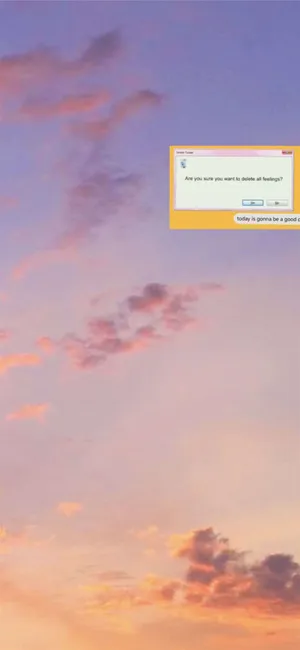 Löschensie Prompt Ästhetische Tumblr-zitate. Wallpaper