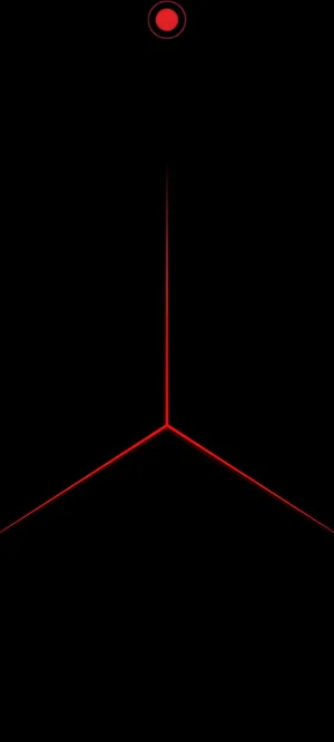 Punktnotch-minimalistisches Rotes Punkt-muster Wallpaper