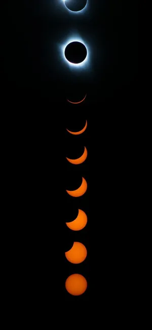 Punktnotch-mondphasen Wallpaper