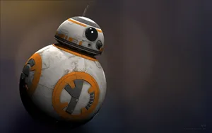 Droid Bb-8 Melihat Ke Depan Wallpaper