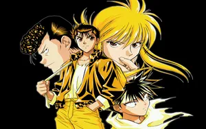 Ghost Fighter Gul Kunstværk Wallpaper