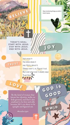 «gjør Jesus Til Din Veileder, Så Vil Han Ta Deg Gjennom Livets Tøffeste Utfordringer» Wallpaper