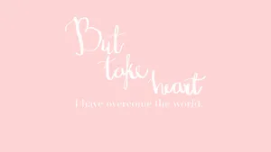 Pastell Rosa Jentete Kristen Wallpaper