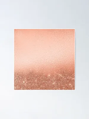 Glitrenderoseguld Ombre Kvadrat Wallpaper