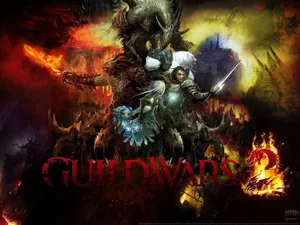 Mysterieuze Krijger Van Guild Wars 2 Wallpaper
