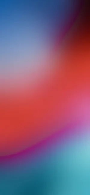 iPhone 12 Aktie Rød Blå Blur Abstrakt Tapet Wallpaper