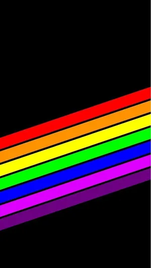 Diagonalerregenbogen Lgbt Iphone Wallpaper