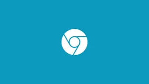 Google Chrome Hd Minimalis Biru Wallpaper