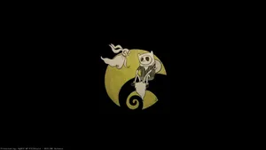 Oogie Boogie skjuler sig i skyggerne Wallpaper