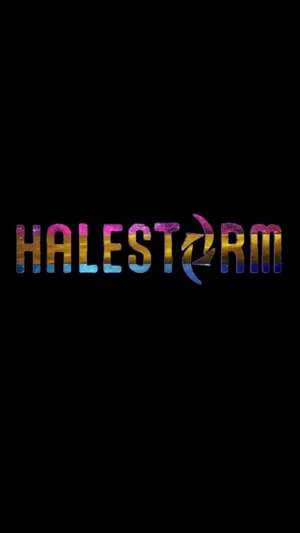 rullingMinimalistisk Halestorm Band Pan Flagrulling. Wallpaper