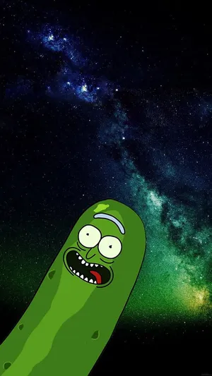 Galáxia Pickle Rick Wallpaper