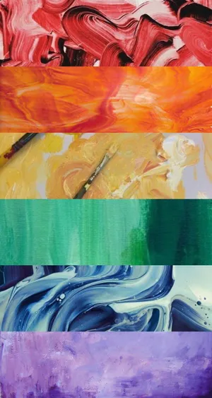 Fejr Stolthed med Farverig Æstetik Wallpaper