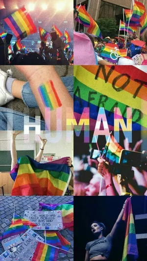 Vis din stolthed, kærlighed og skønhed hver dag. Wallpaper