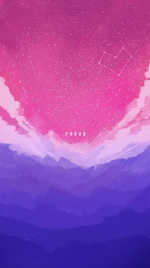 Stoltbisexuell Flagga Wallpaper