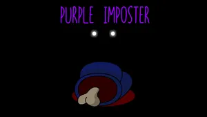 Lilacrewmate Among Us-impostor. Wallpaper