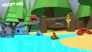 Animais Do Oceano No Roblox Adopt Me Wallpaper