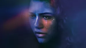 Rue Menangis Dari Euphoria Hbo Wallpaper