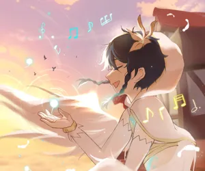 Pfp Venti Bernyanyi Wallpaper