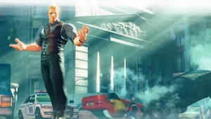 Street Fighter 4k Cody Travers Stående Tapet Wallpaper