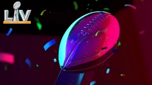 Superbowl Lv Konfetti-kunst Wallpaper
