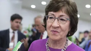 Susan Collins Mengenakan Kacamata Wallpaper