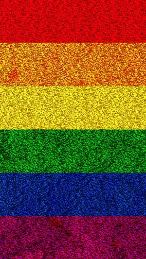 Tekstureret regnbue flag LGBT telefon tapet Wallpaper