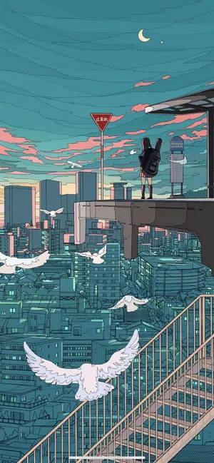 Vibey Absurd Anime Wallpaper