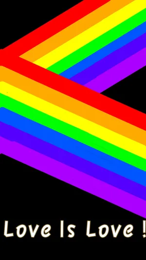 Zigzag Regnbue LGBT Telefon Tapet Wallpaper