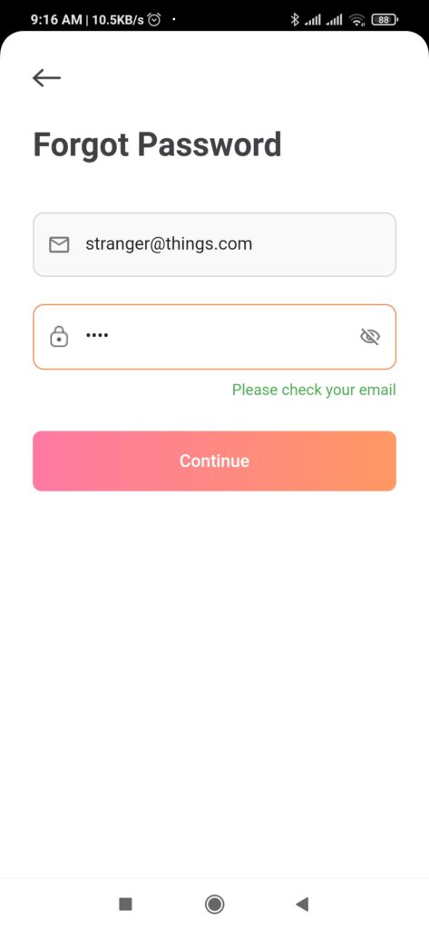 This image shows Dokan Delivery Driver App login