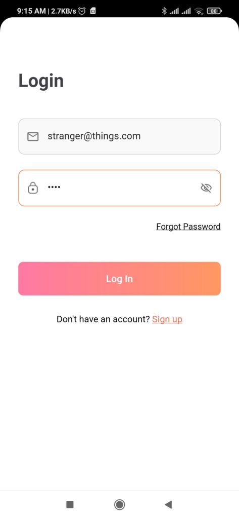 This image shows Dokan Delivery Driver App login to app