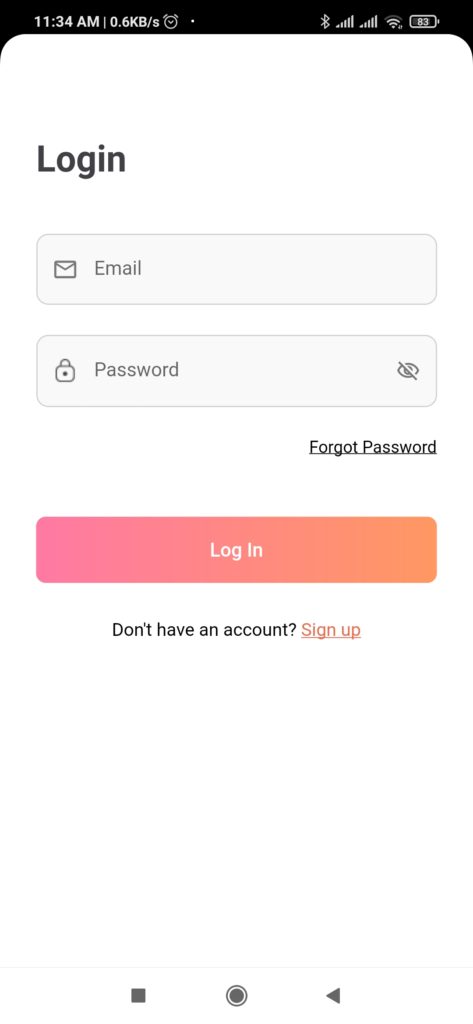 This image shows Dokan Delivery Driver App login