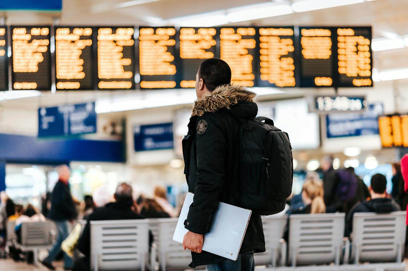 Flug nach Barcelona verspätet