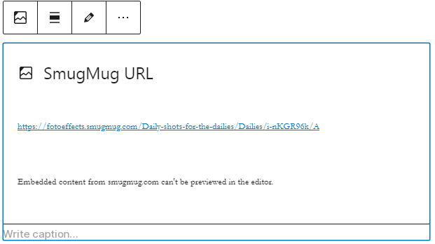 Embed content for this block cannot be previewed in the editor